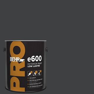1 gal. #HDC-MD-04 Totally Black Low Luster Exterior Paint | The Home Depot