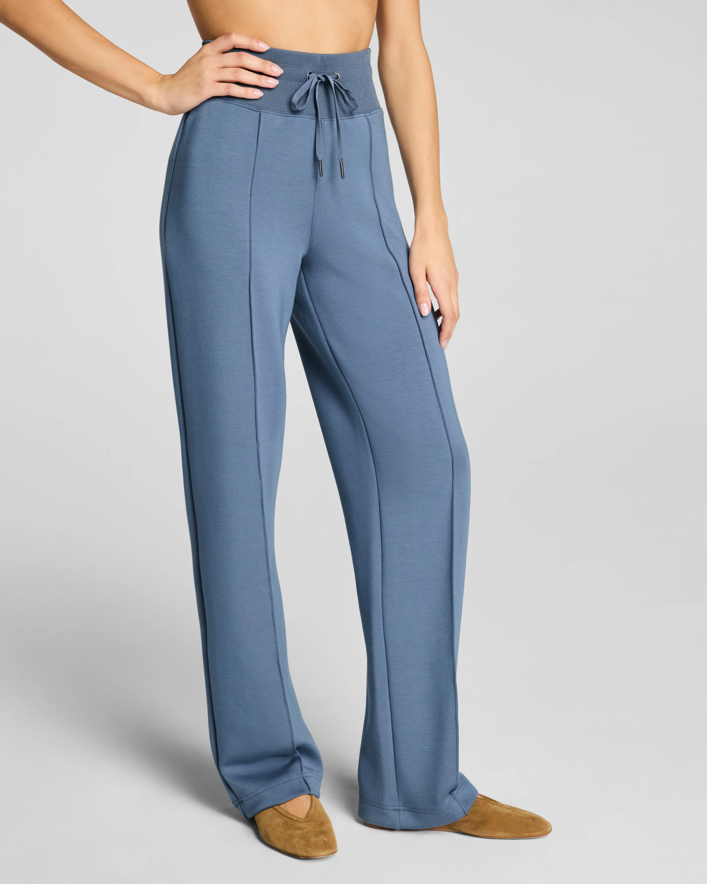 AirEssentials Luxe Straight Leg Pant with Pintucks | SPANX | Spanx