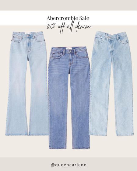 Abercrombie Sale: 25% off all denim ✨



Queen Carlene, denim, jeans on sale, sale alert, deal alert 

#LTKunder100 #LTKsalealert #LTKSale