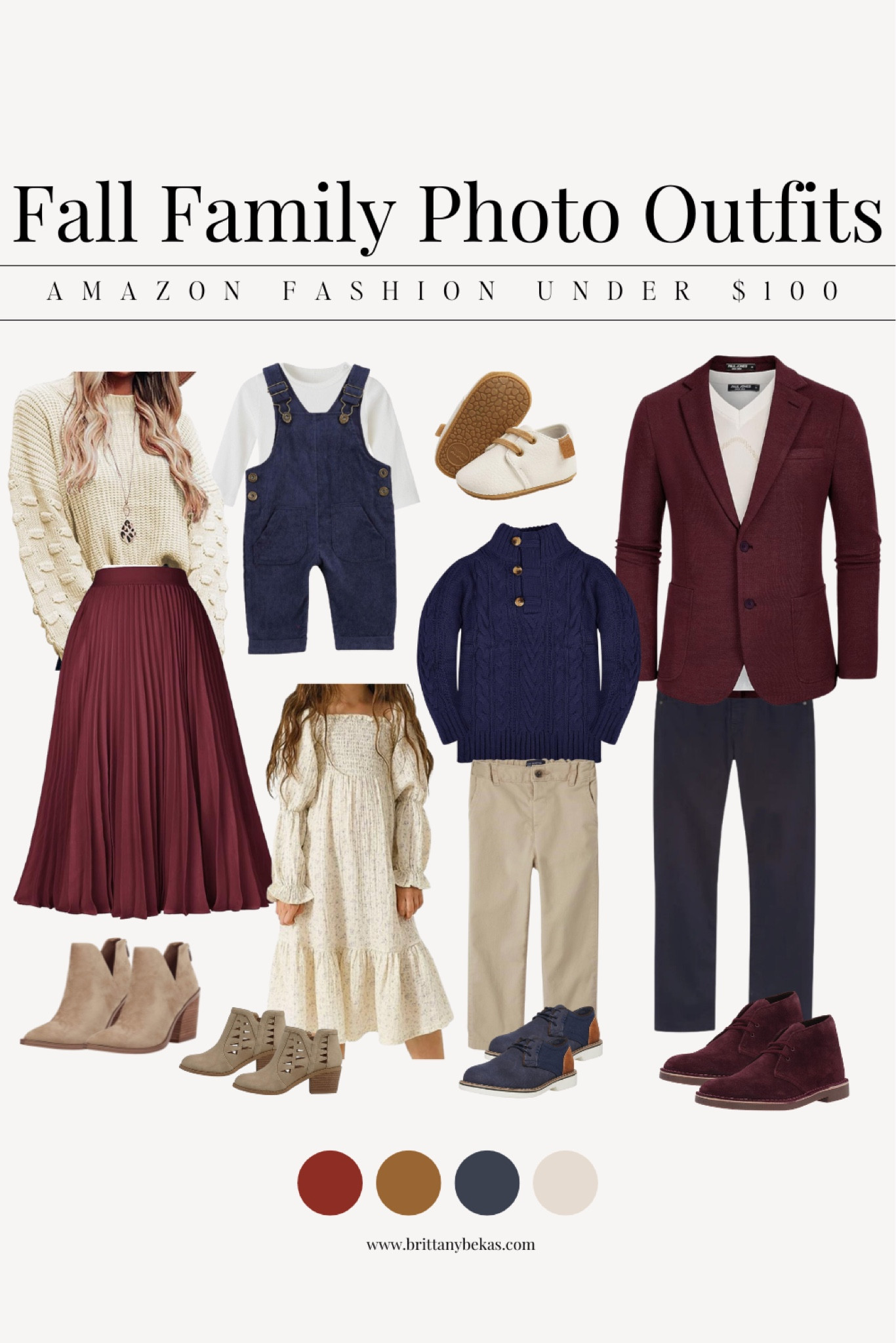 On trend holiday photo outfits with a burgundy, cream and black. 

Holiday picture outfits. Christmas photo outfits. Christmas card photo outfits. Holiday card photo outfits. Christmas picture outfits. Holiday outfits for family. Burgundy skirt. Baby holiday outfit. Baby Christmas outfits. Family picture ideas for Christmas. 