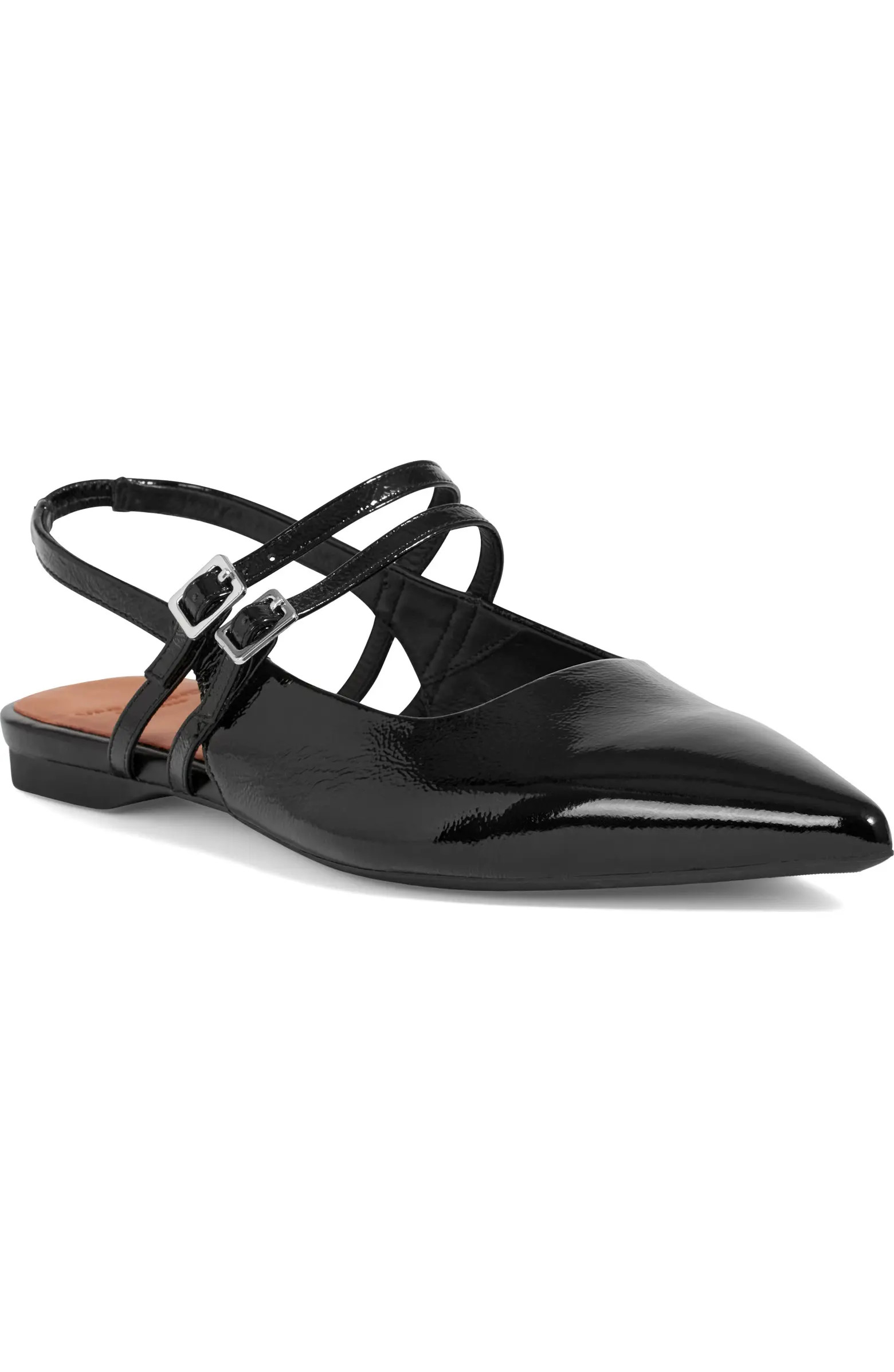 Hermine Pointed Toe Slingback Flat (Women) | Nordstrom