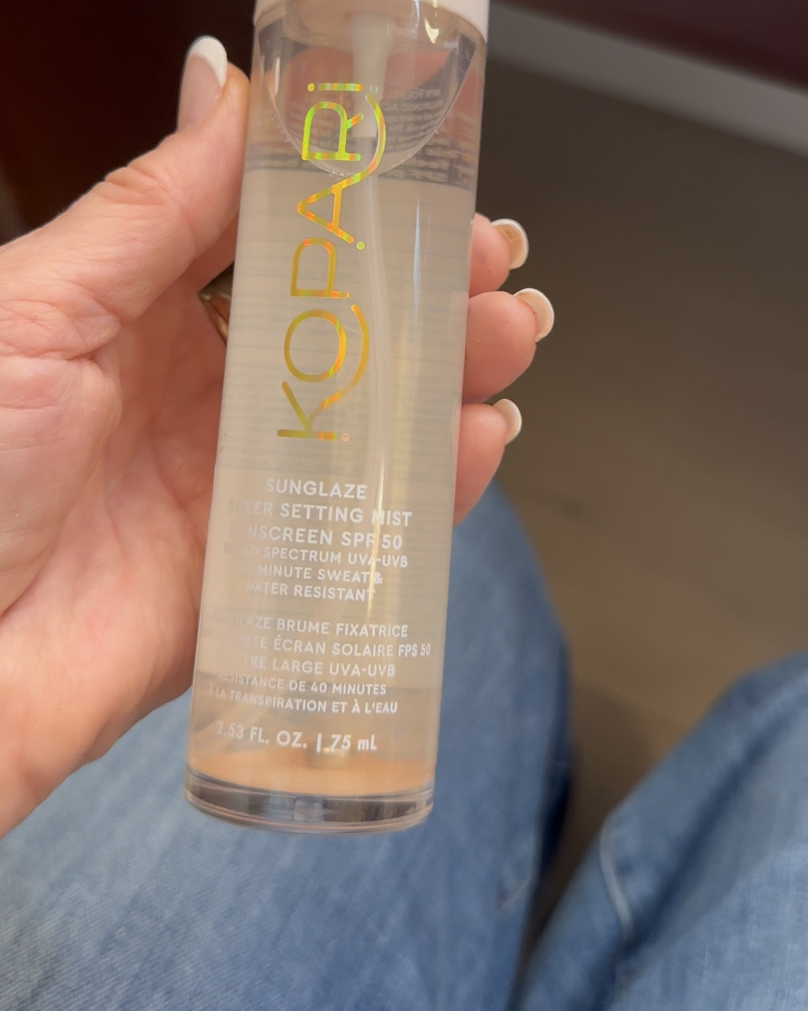 It’s breaking the internet!  A spring must have for daily use,  next vacation or festival…sunglaze sheer makeup setting mist by Kopari with Hyaluronic Acid & Vitamin C and SPF50. Apply over your makeup and it leaves a gorgeous glow and protects your face from UVA and UVB. Carry it with you in your purse and re-apply all day 😎☀️⛱️👙

Red Carpet of Life, LTK over 50, sunscreen, body shimmer, skincare products 

#LTKFindsUnder50 #LTKFestival #LTKTravel