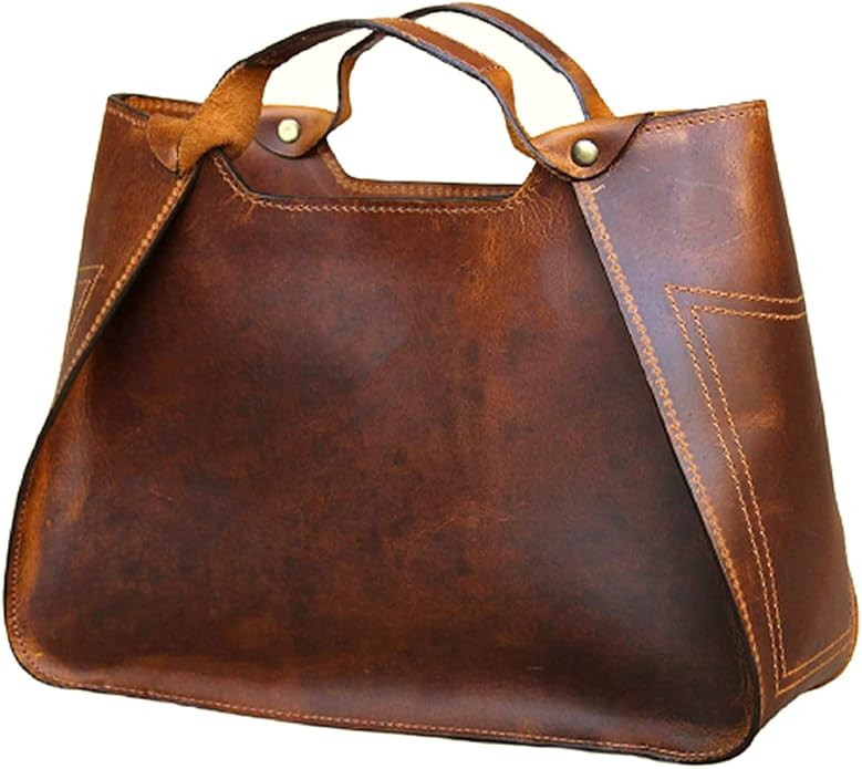 Tannery Genuine Full Grain Leather Shoulder Tote Bag for Women Large Handbag Ladies Purse Adjusta... | Amazon (US)