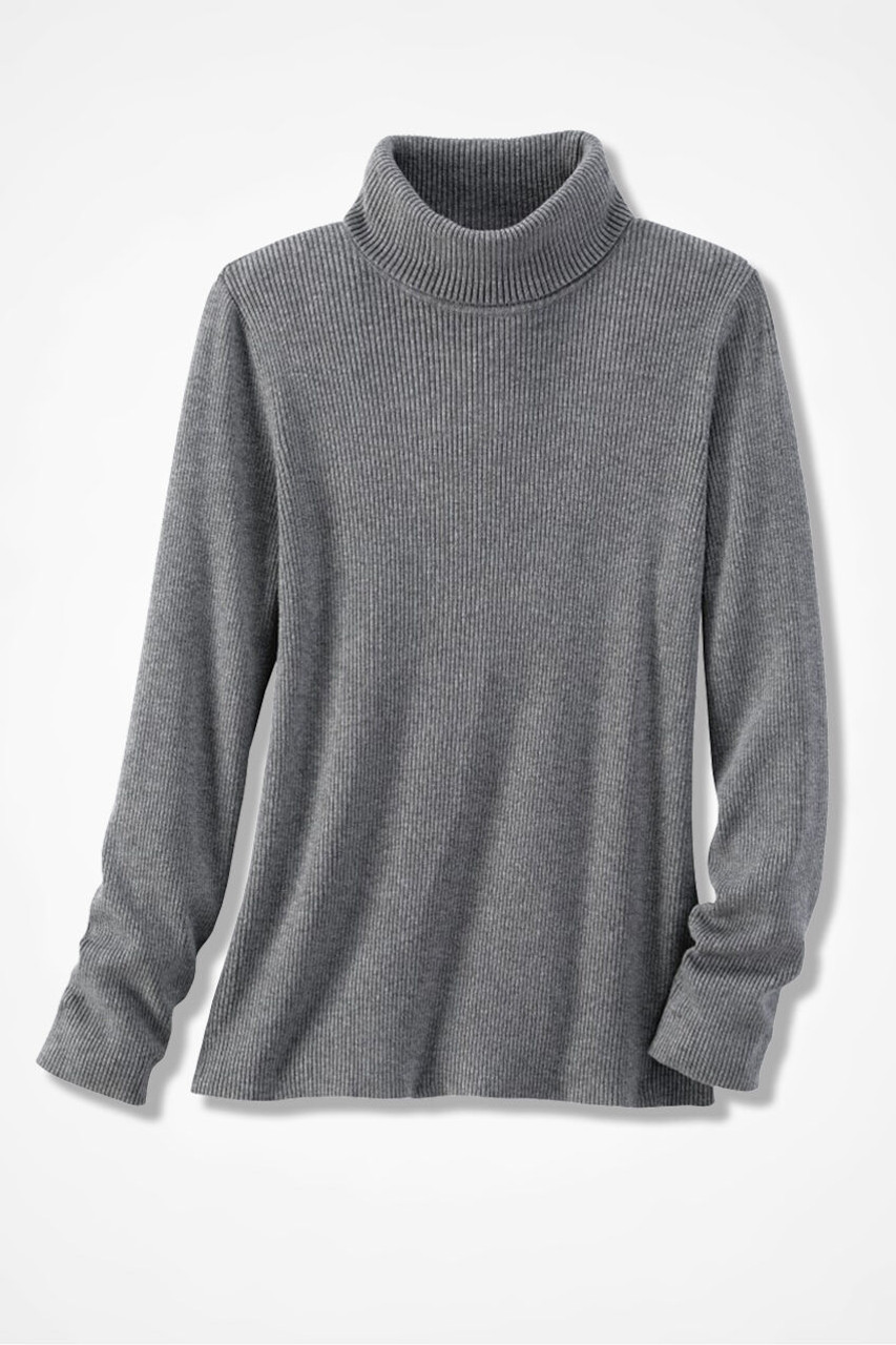 Ribbed Turtleneck Sweater | Coldwater Creek