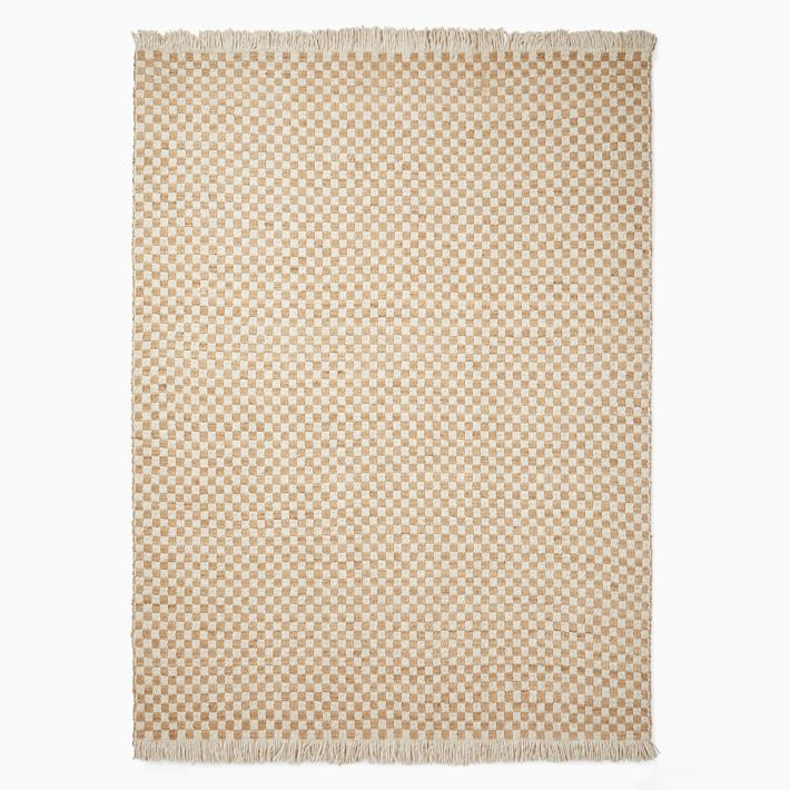 Chess Weave Wool & Jute Rug | West Elm (US)