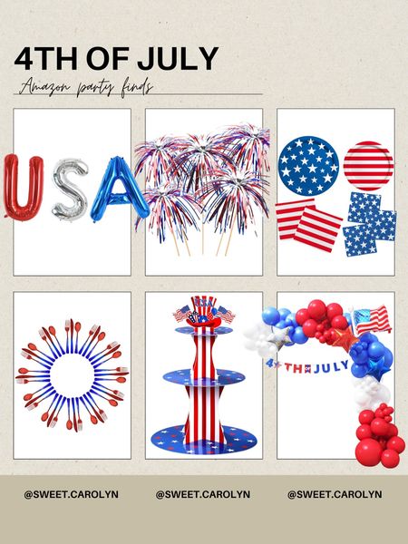 4th of July party // Amazon party finds // Party decor // Balloon backdrop // Red white and blue

#LTKHome #LTKSeasonal #LTKParties