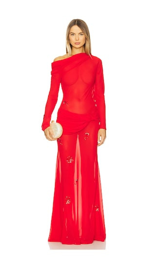 Julie Dress in Red | Revolve Clothing (Global)