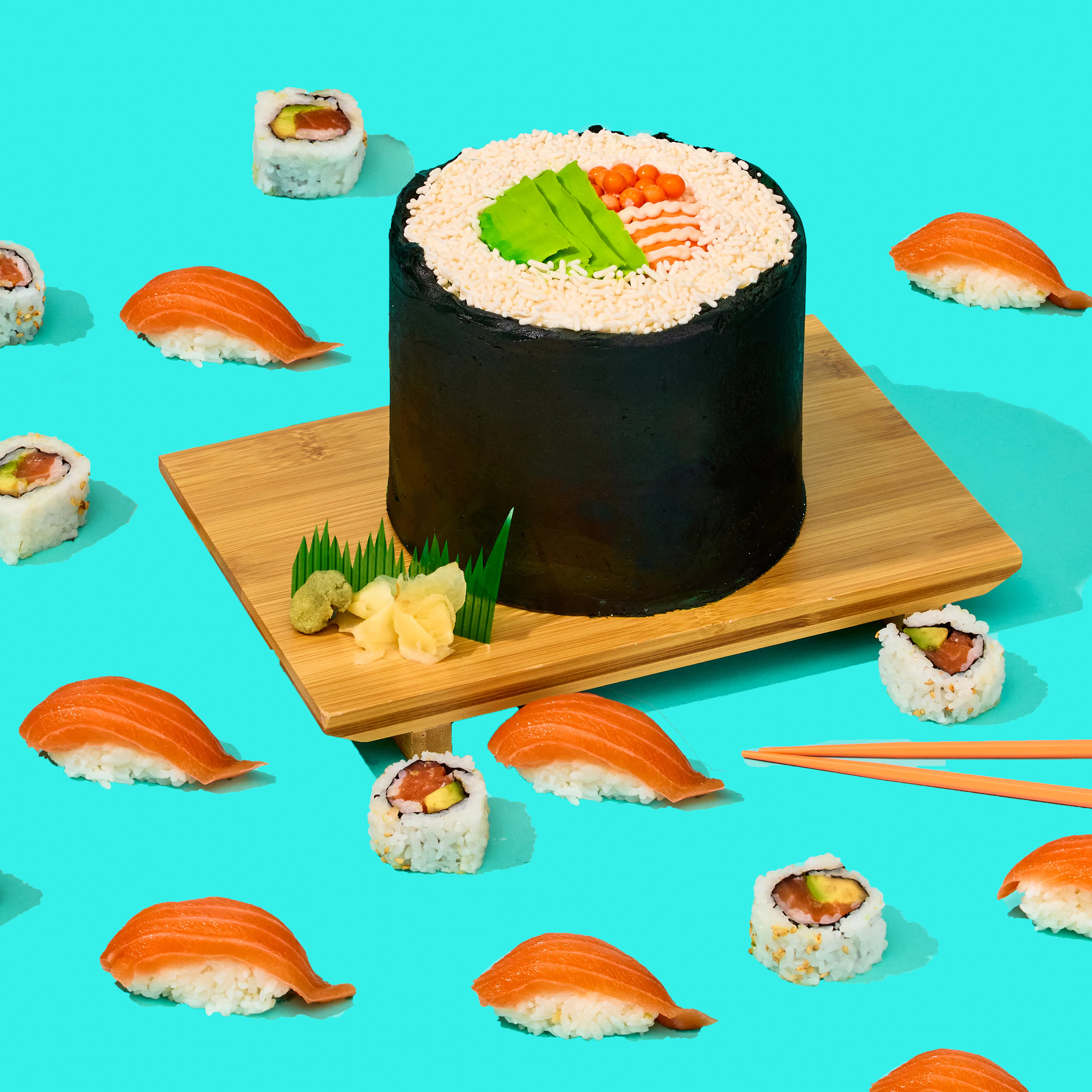 Sushi Cake by Duff Goldman | Goldbelly | Goldbelly