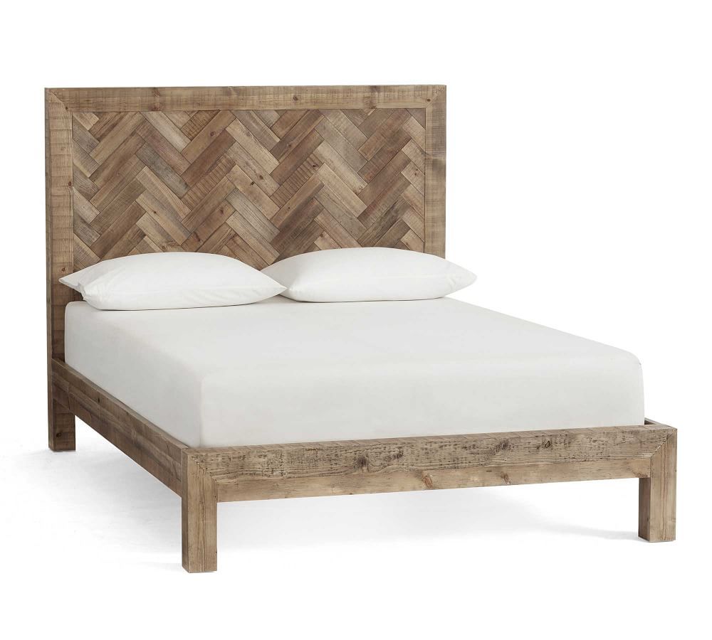 Hensley Reclaimed Wood Platform Bed | Pottery Barn (US)