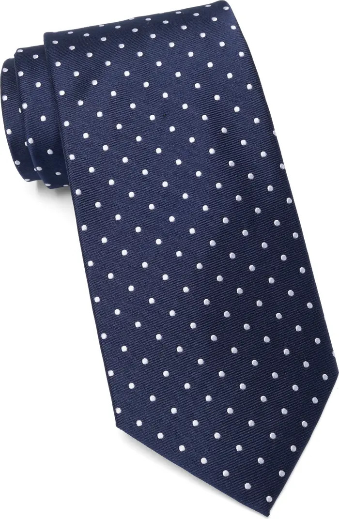 Polka Dot Silk Blend Tie | Nordstrom Rack