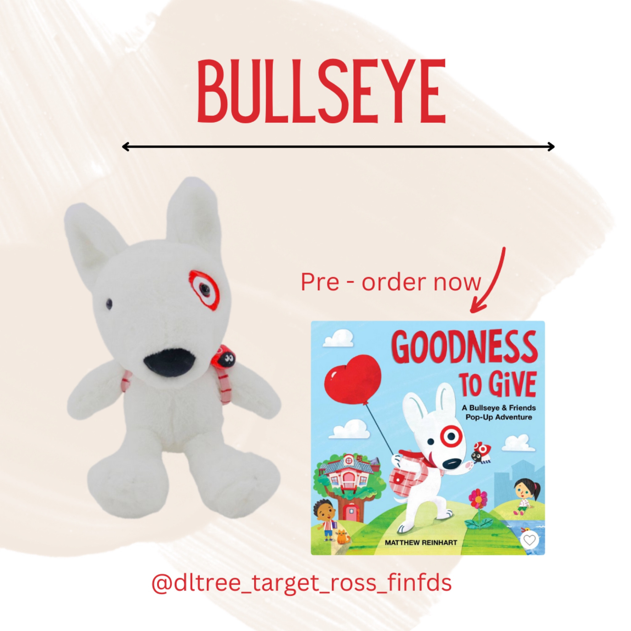 Target 10'' Bullseye Plush Dog (Target Exclusive)