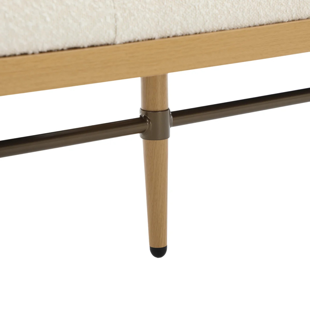 Modern Bench With Metal Frame | Wayfair North America