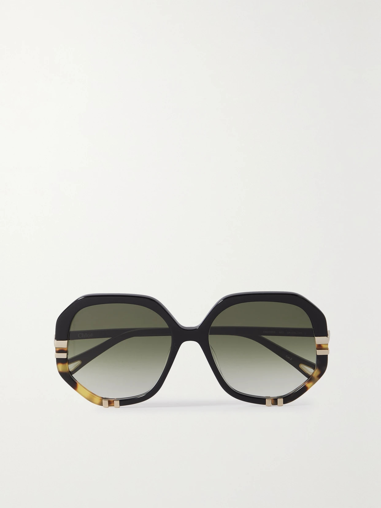 Chloé - West Oversized Square-frame Tortoiseshell Acetate Sunglasses - Black | NET-A-PORTER (US)