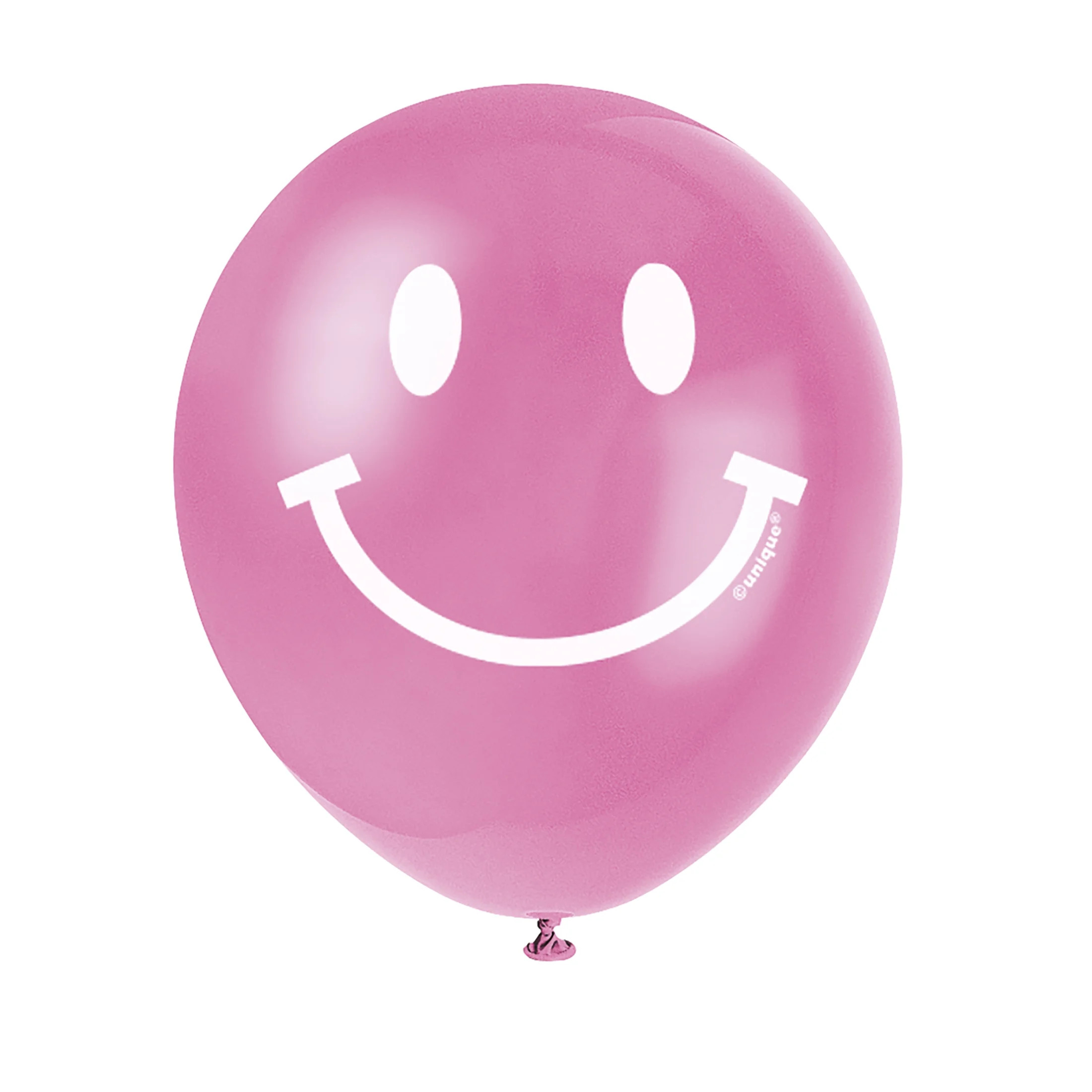 Way to Celebrate! Cheerful Pink Latex Balloons, 12in, 8ct - Walmart.com | Walmart (US)