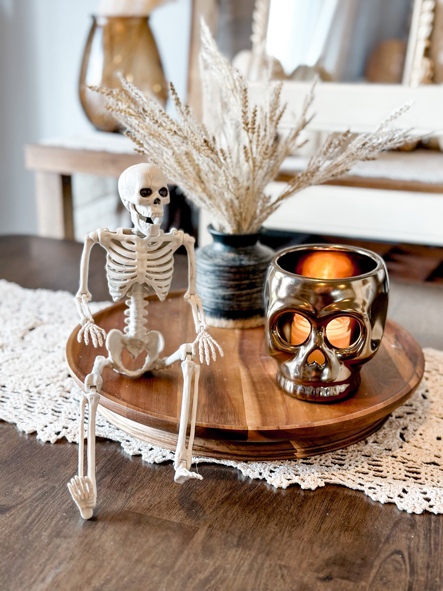 Halloween Display using Target finds.

#LTKfindsunder50 #LTKHalloween #LTKhome