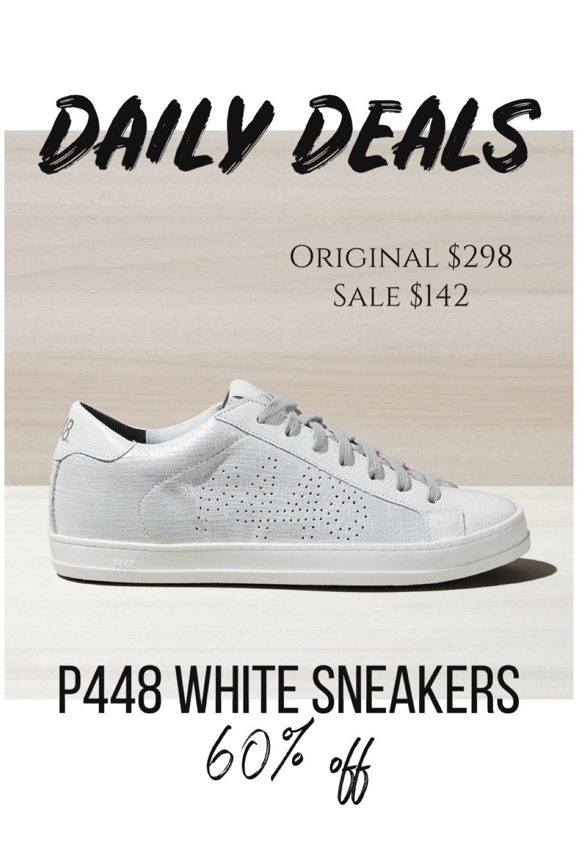 P448 sneakers 60% off 
Fit tts 

#LTKsalealert #LTKshoecrush #LTKstyletip