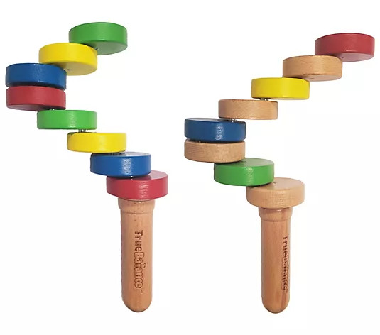Set of 2 TrueBalance Handheld Wooden Balancers - QVC.com | QVC