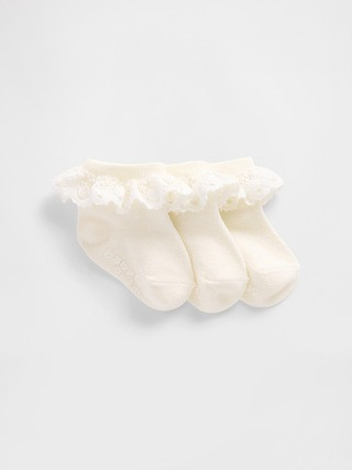 Baby Ruffle Socks (3-Pack) | Gap (US)