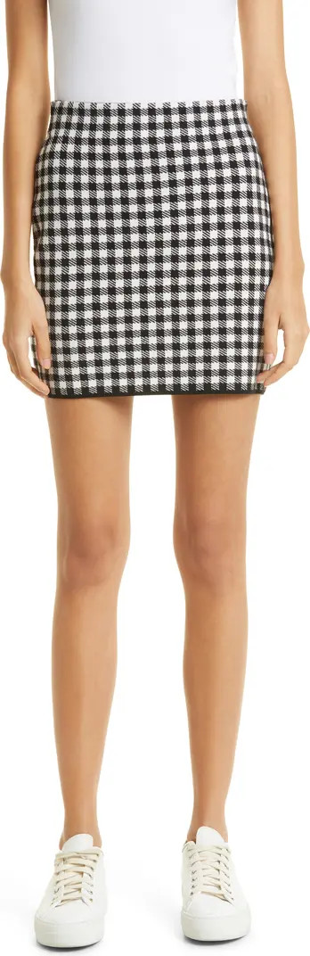 ATM Anthony Thomas Melillo Gingham Jacquard Minskirt | Nordstrom | Nordstrom