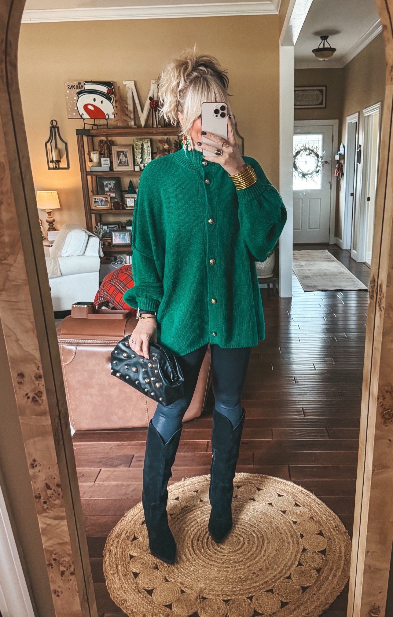 This Sunday fit was so good! I LOVE this cardigan and it comes in a lot of colors! 
I’m in a medium in cardigan and a medium in the faux leather leggings too  

#LTKFindsUnder50 #LTKootd #LTKOver40