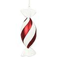 Vickerman 511077-12 Red-White Swirl Drop Candy Christmas Tree Ornament (2 Pack) (N179675) | Amazon (US)
