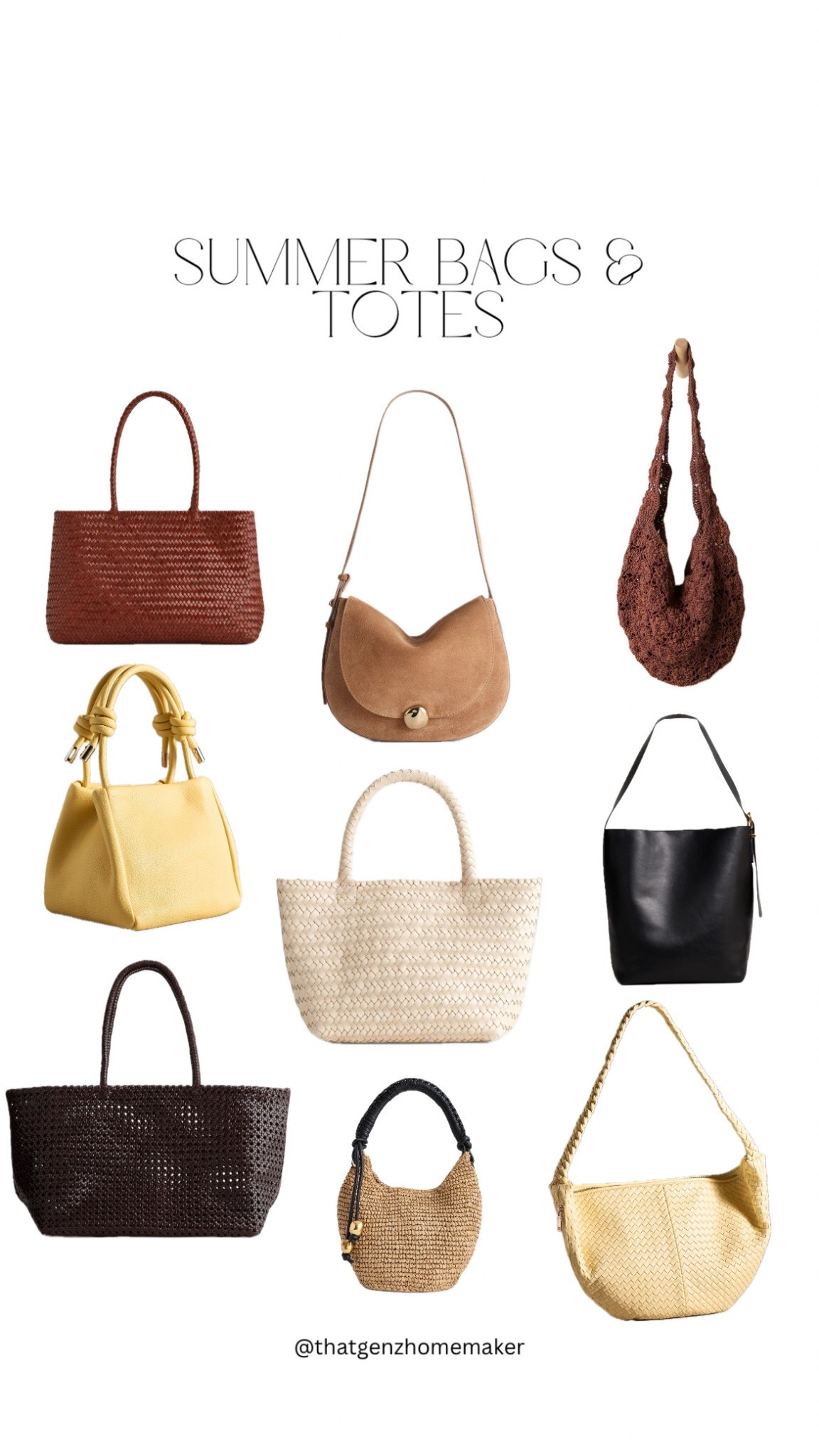 summer bags and totes!!

handbags, handwoven purse, tote bag, farmers market bag, summer vacation purse



#LTKStyleTip #LTKTravel #LTKSeasonal