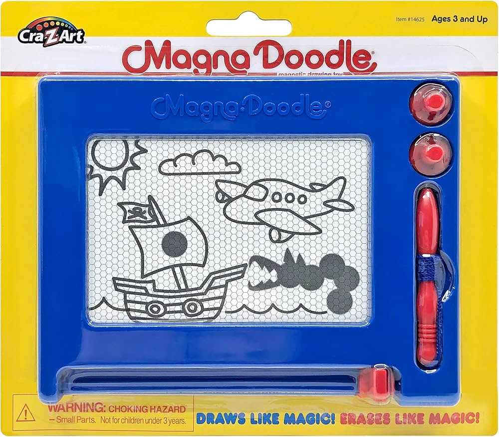 Craz-Art Mini Magna Doodle Magnetic Drawing Board, Creative Learning Toy, Ages 3+ | Amazon (US)