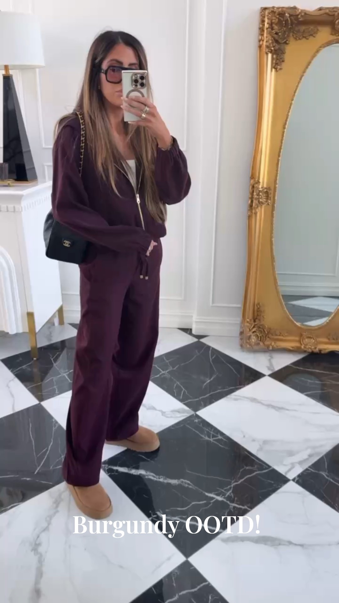 Wearing a size XS in both the jacket and pants! 

Burgundy, OOTD, Maroon, Matching set, Zara finds, Zara fashion, Lounge set, Fall outfits, Comfy set, Emily Ann Gemma

#LTKItBag #LTKStyleTip #LTKBeauty