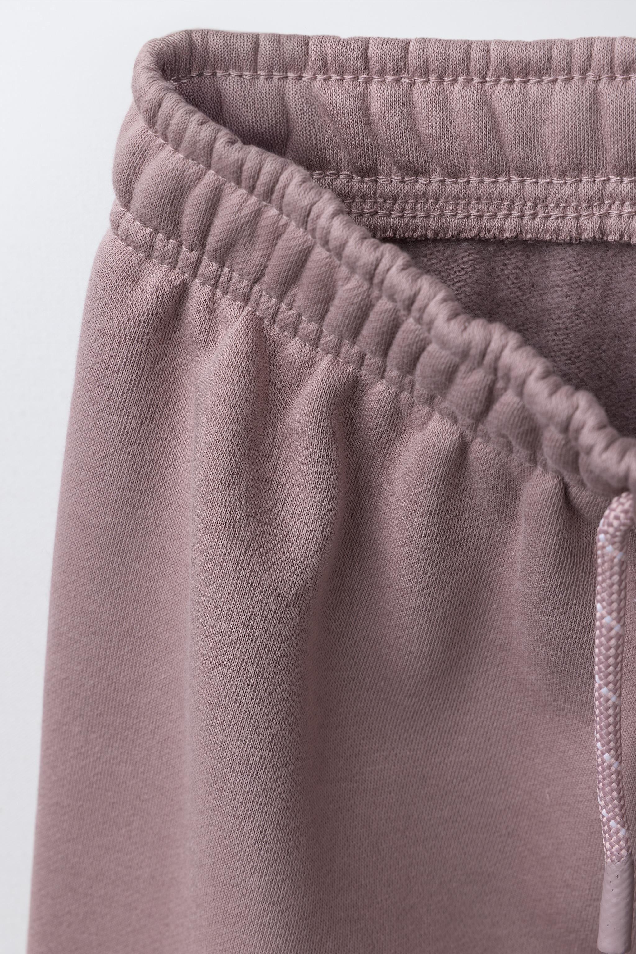 WIDE LEG FLEECE PANTS | Zara US