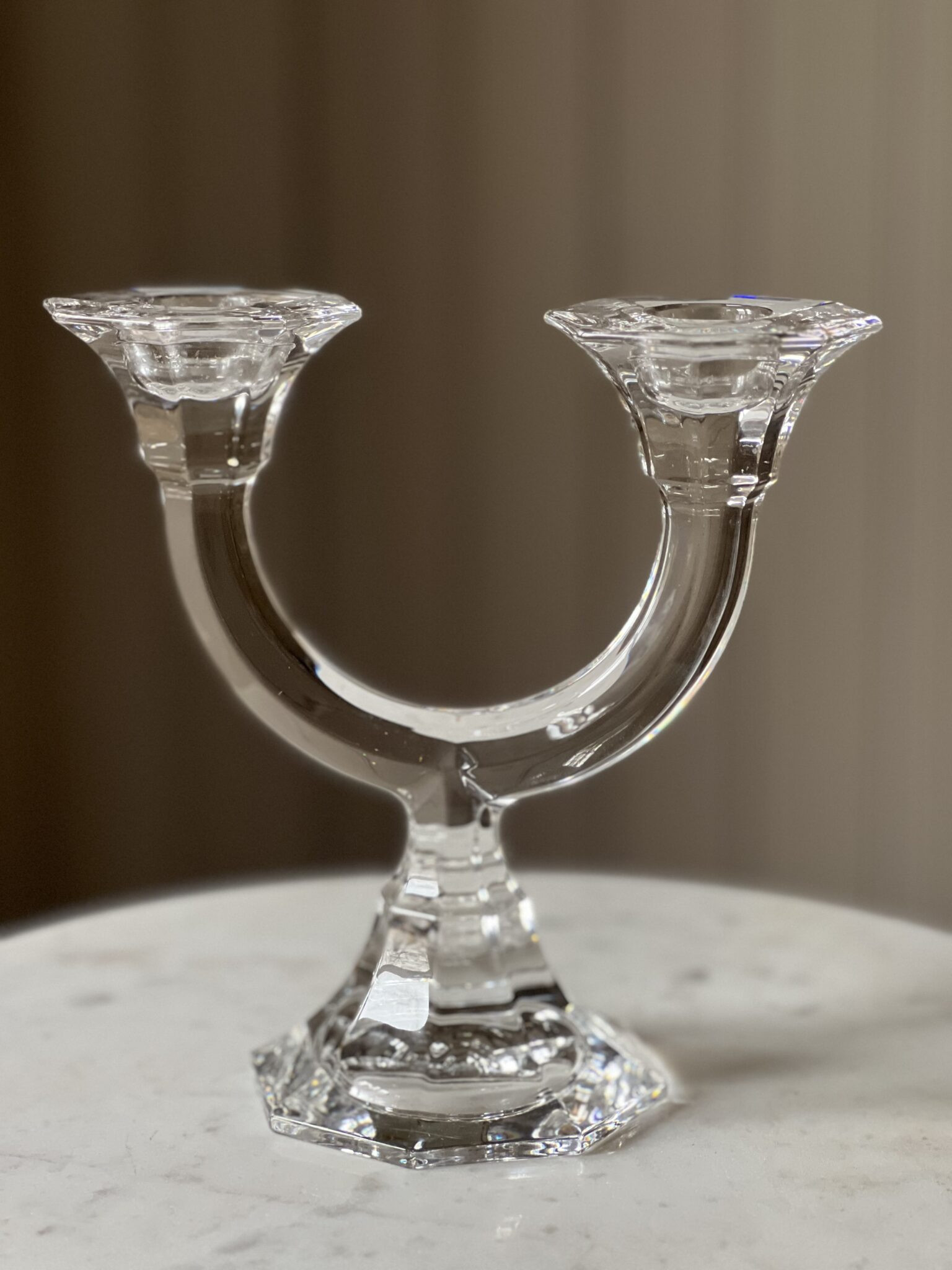Villeroy & Boch Crystal Candelabra | Vintage Keepers