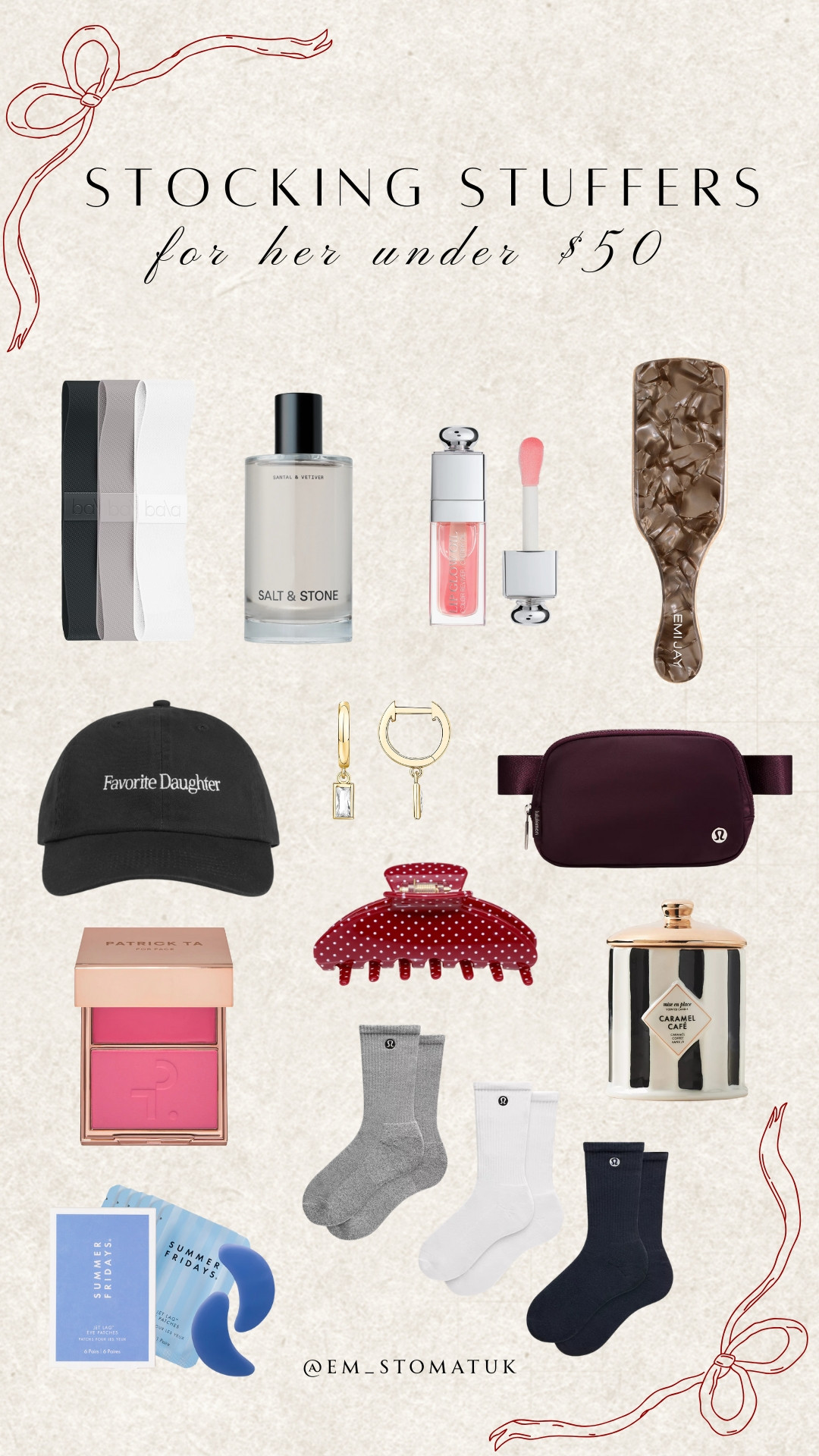 Stocking stuffers for her under $50!!  

 #LTKGiftGuide #LTKHoliday #LTKFindsUnder50