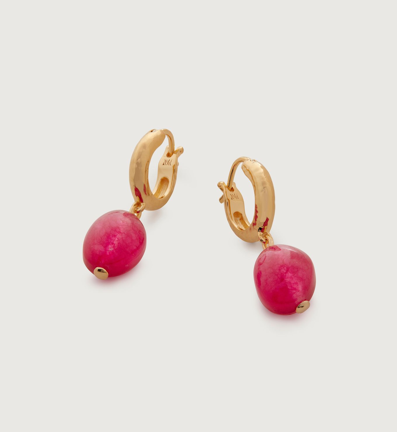 Rio Gemstone Huggie Earrings | Monica Vinader (US)