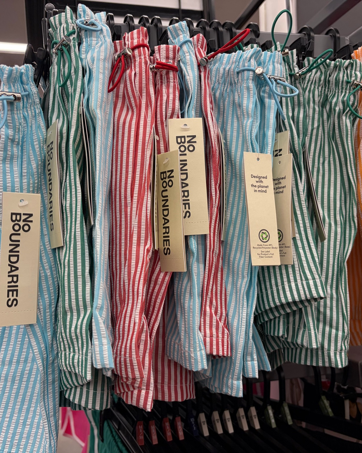🍊☀️ the cutest striped boxer shorts for summer errands, beach days, and lounging 🤍 paired with a baby tee or bikini top = obsessed ✨ #LTKStyle #summerfinds #LTKunder50