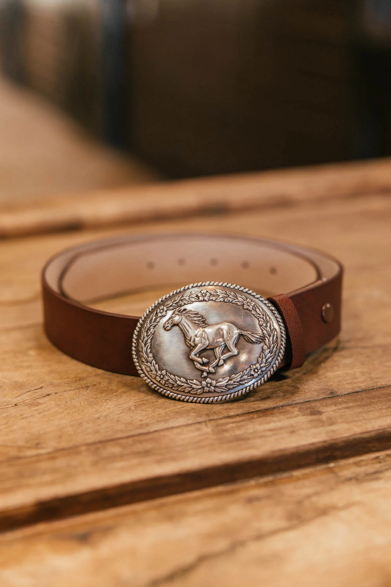 NEW!! The "Signature" Western Belt in Brown | Glitzy Bella