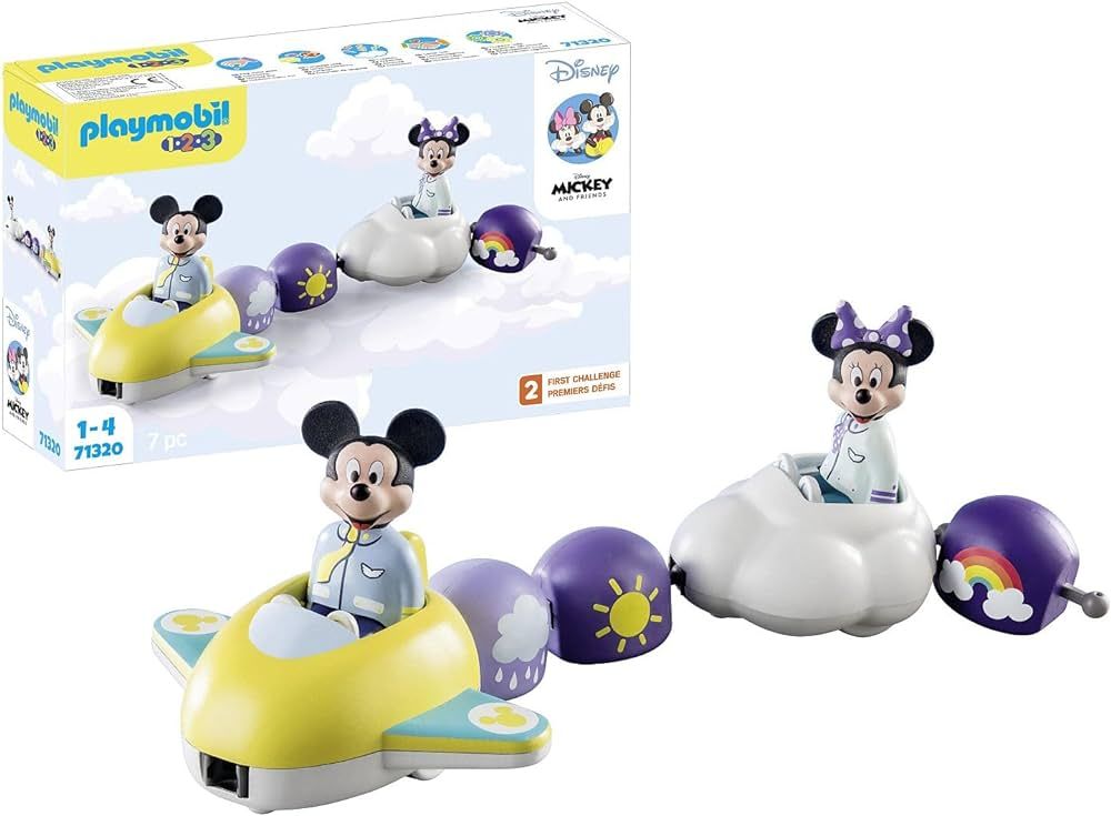 Playmobil 71320 1.2.3 & Disney: Mickey's & Minnie's Cloud Ride | Amazon (US)