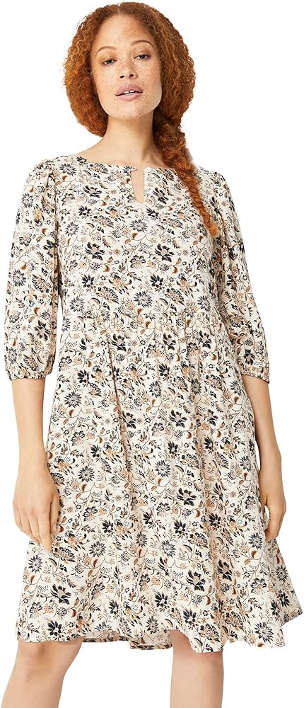 ellos Women's Plus Size Keyhole A-Line Dress | Amazon (US)