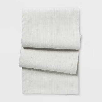 108"x14" Table Runner Ivory - Threshold™ | Target