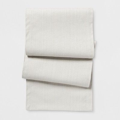 14"x108" Table Runner Ivory - Threshold™ | Target