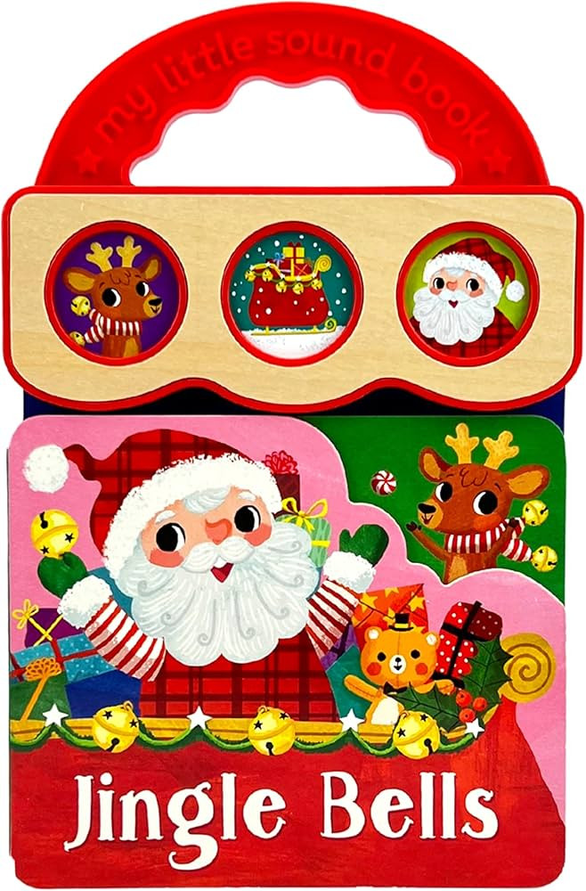 Jingle Bells 3-Button Sound Christmas Board Book for Babies and Toddlers | Amazon (US)