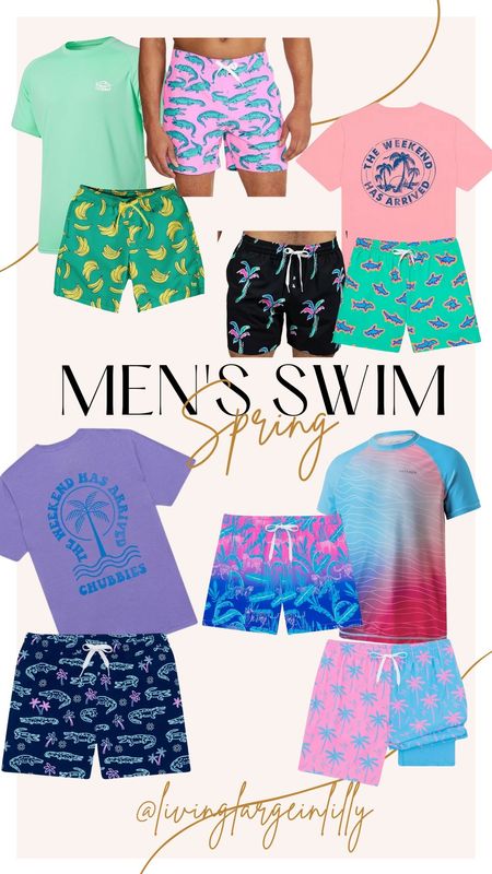 Looking for new suits for the men in your life? Me too! We have a lot of Lilly swimsuits but they keep fading so I'm going to venture out into so new styles this year to gift my husband for Easter for our Disney trip #menswim #swimsuit #livinglargeinlilly 

#LTKmens #LTKswim