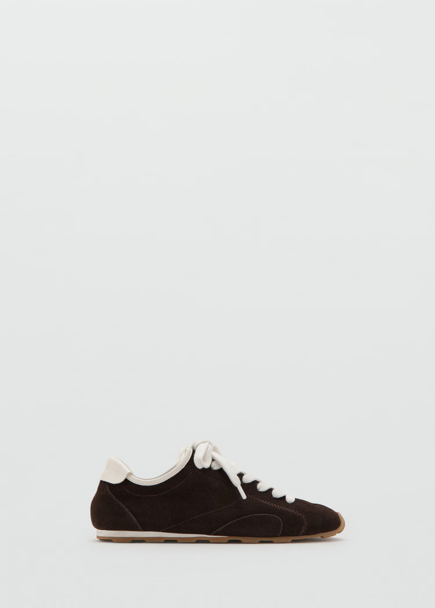 Suede contrast sneakers | Mango (US/MX/AU)