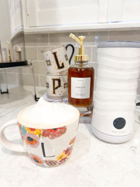 Amazon coffee favorites! Amazon organic coffee syrup. Amazon coffee frother. Anthropologie mugs. Flower mug is older target. 

#LTKfamily #LTKfindsunder50 #LTKhome