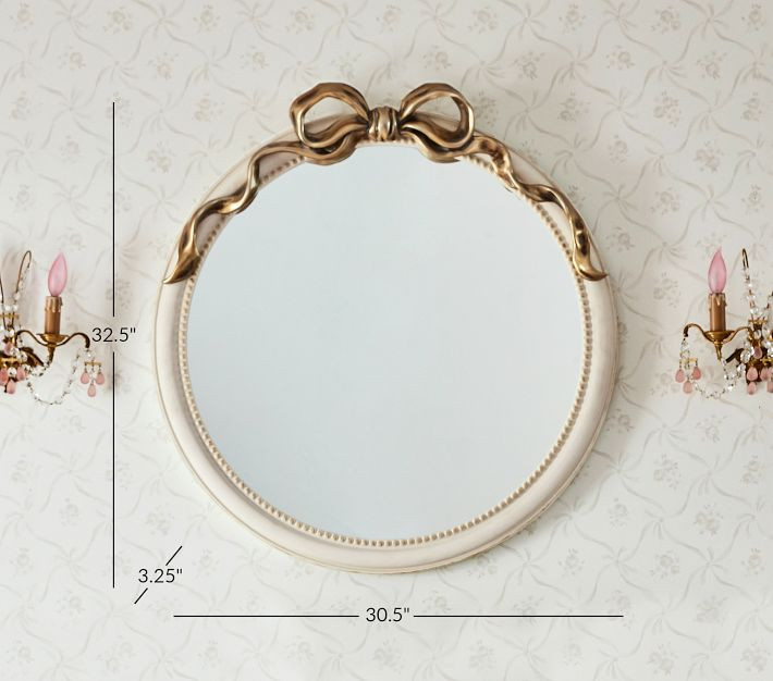 LoveShackFancy Bow Mirror | Pottery Barn Kids