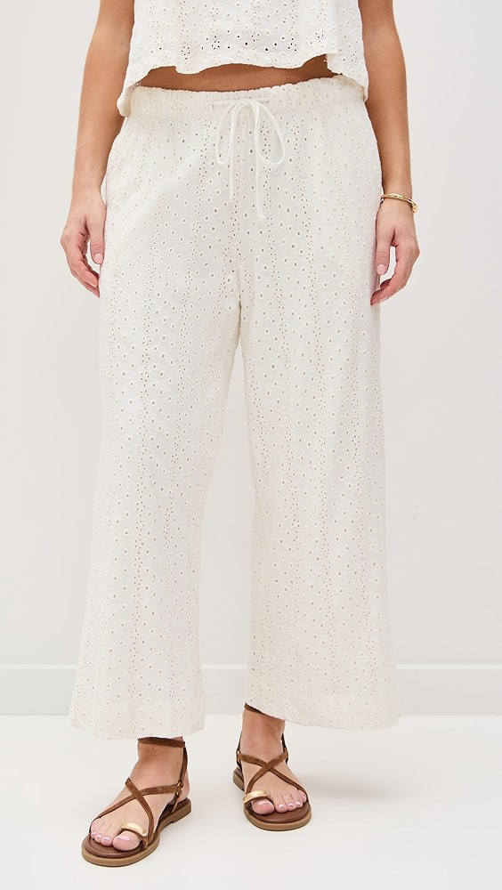 Romi Eyelet Pants | Shopbop
