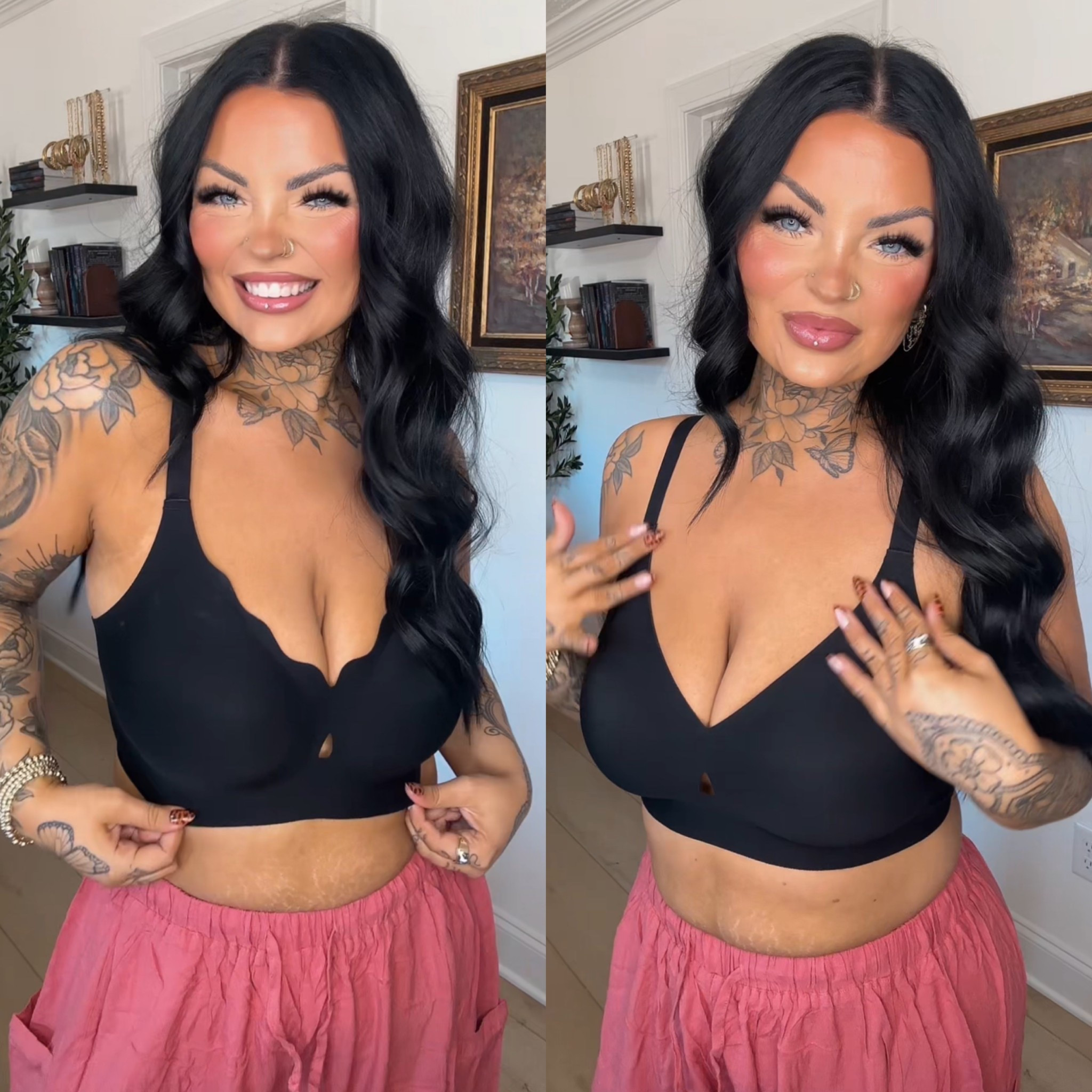 Wearing size Large in everything 🖤

#LTKMidsize #LTKgrwm #LTKSaleAlert