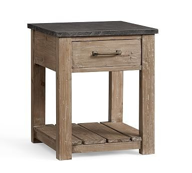 Parker 22" Reclaimed Wood End Table | Pottery Barn (US)
