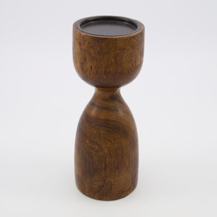 Wooden Candle Holder 25x10cmcm | TK Maxx
