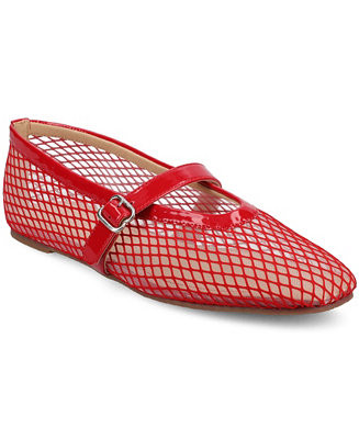 Women's Casha Mesh Mary Jane Flats | Macy's