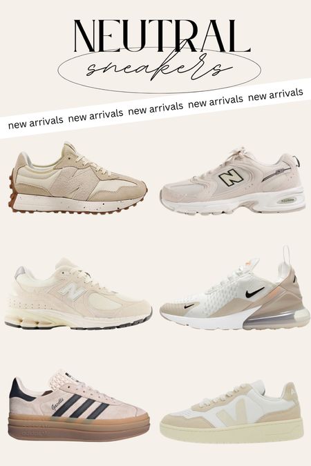 New Neutral Sneakers 👟 


#LTKshoecrush