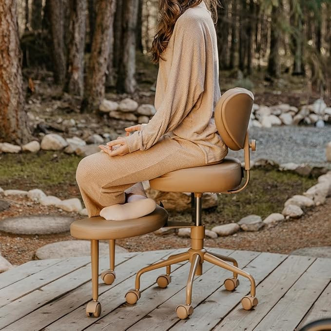 Pipersong Meditation Cross Legged Chair PRO, ADHD Chair with Height Adjustable Backrest, Criss Cr... | Amazon (US)
